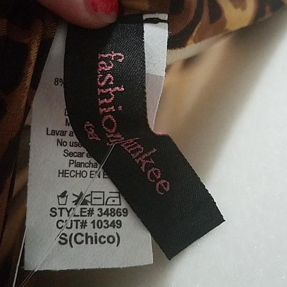 Leopard Long Evening Dress - Picture 4 of 4